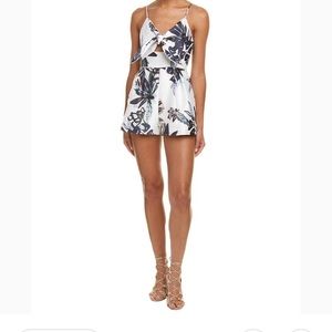 Front-tie romper by Keepsake.